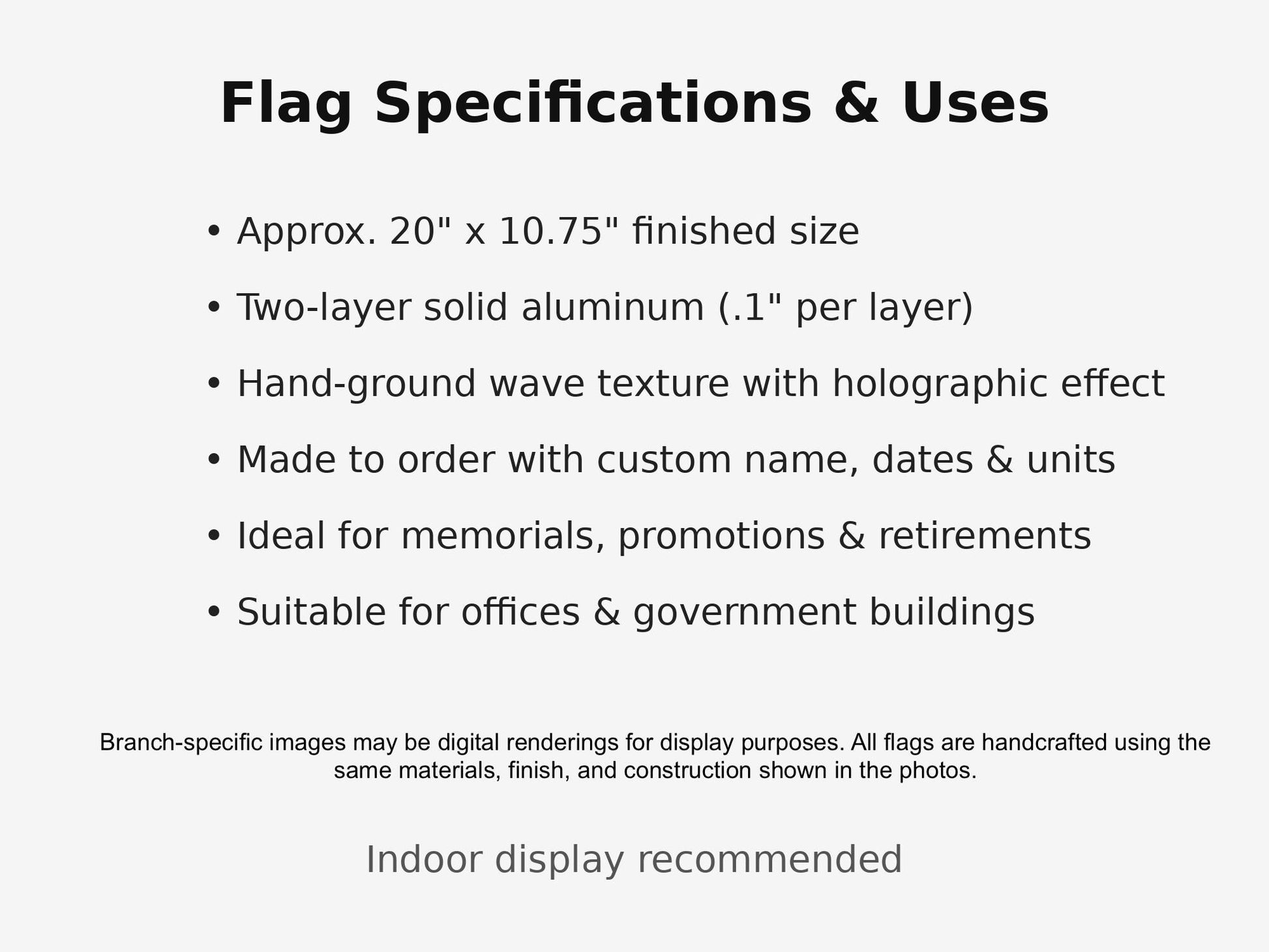 Personalized US Navy Aluminum Flag – Handmade Military Wall Art